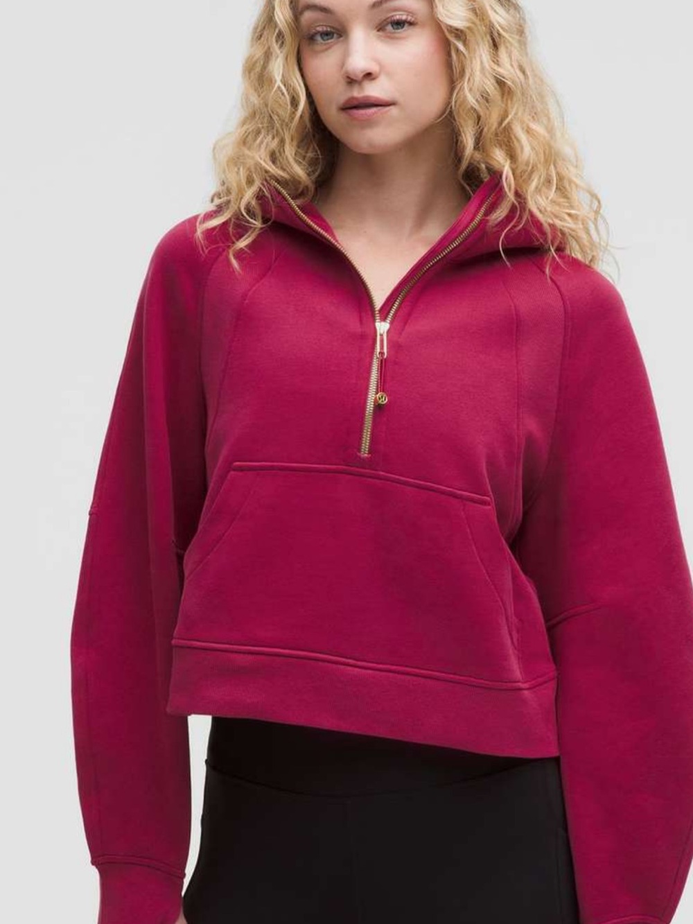 Lulu Lemon Scuba half zip oversized hoodie